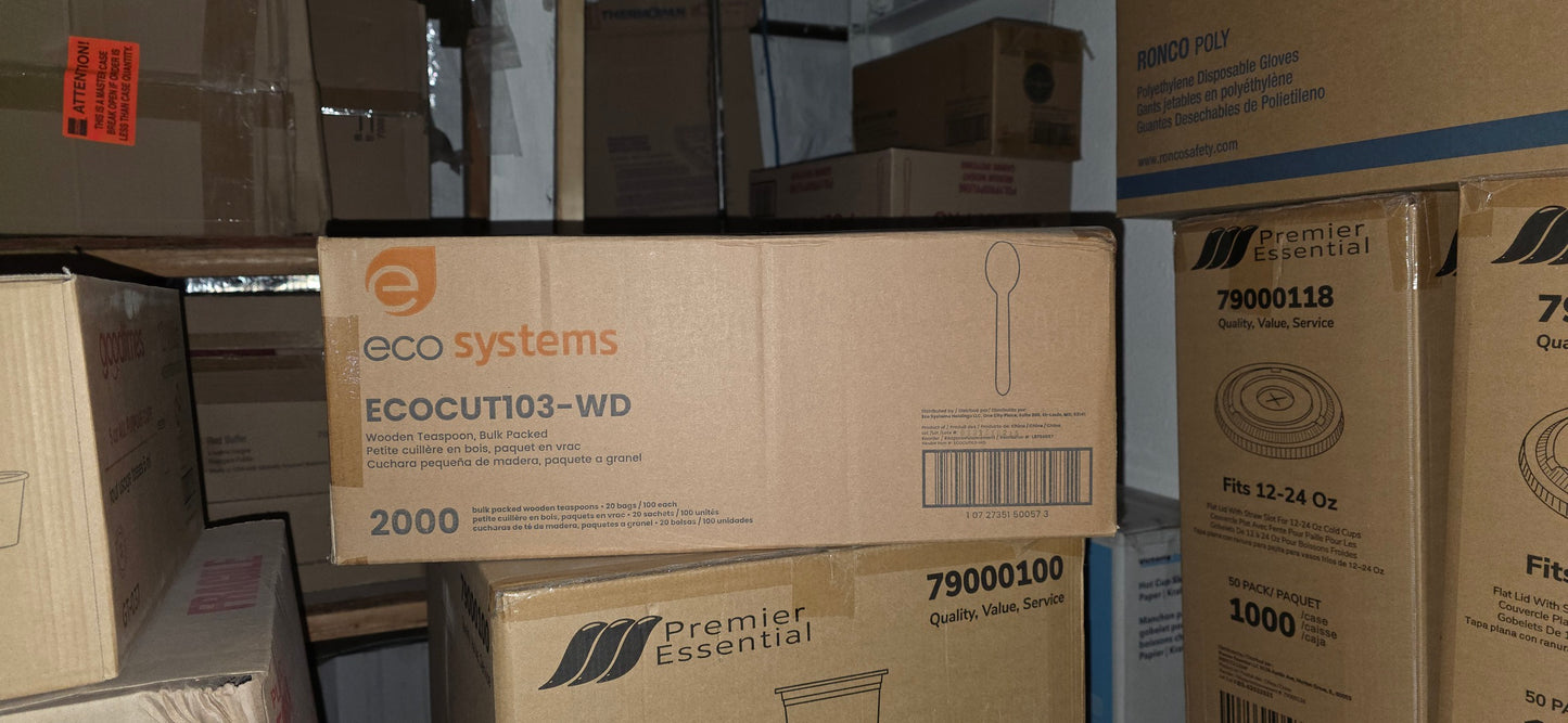 Disposable Wooden Spoons/200cs