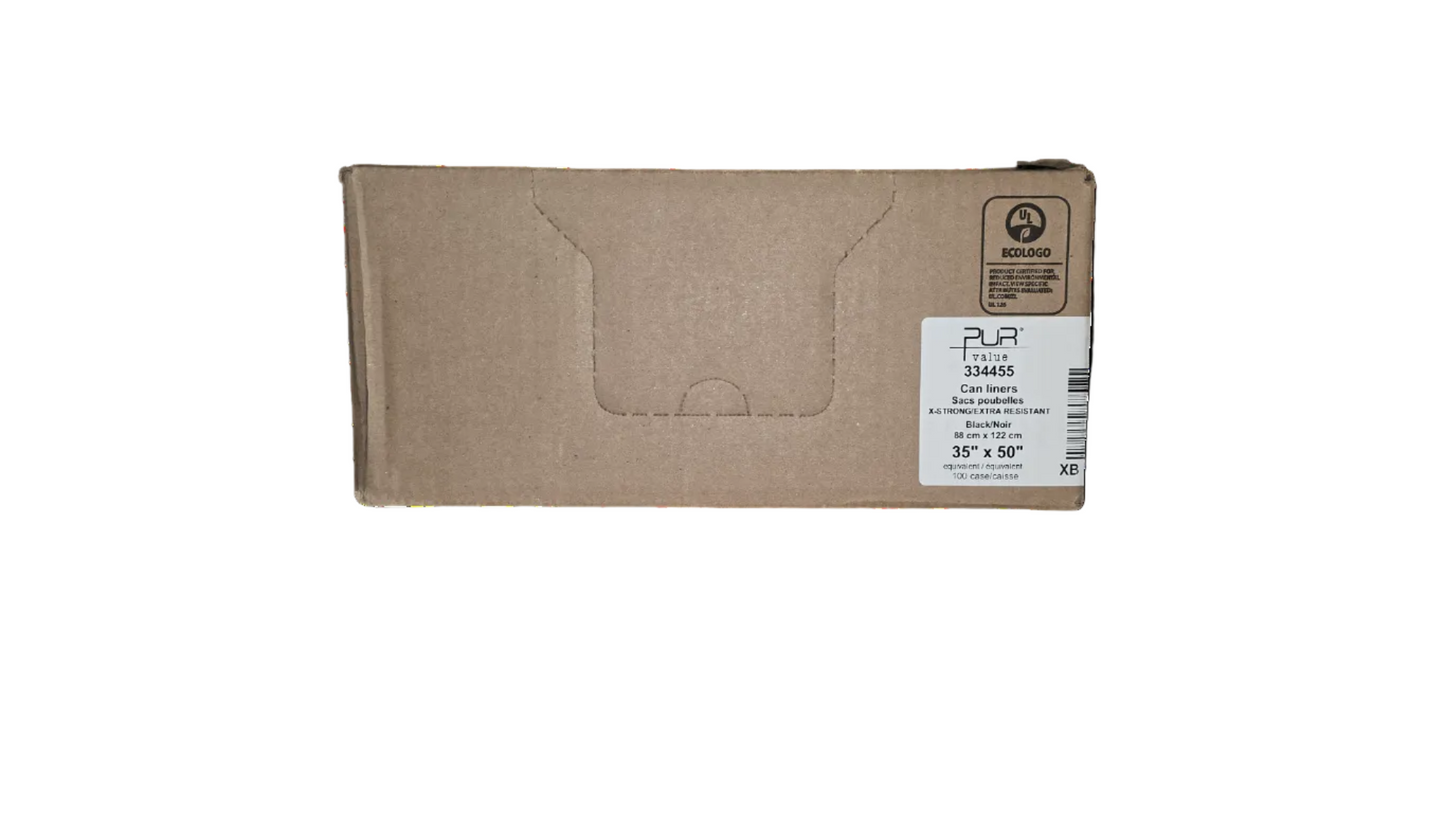 35 x 50 Müllsäcke (extra stark) (schwarz) (100 pro Karton)
