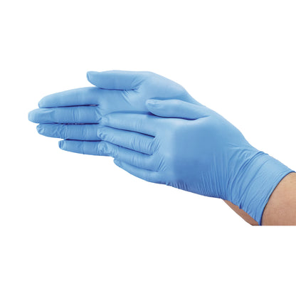 Blue Nitrile Gloves (M) (100 Per Box)