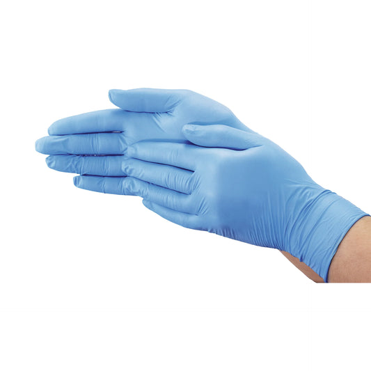 Blaue Nitrilhandschuhe (M) (100 pro Karton)